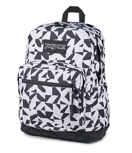 Image of JanSport Right Pack Backpack - Durable Daypack with Padded 15 Laptop Sleeve, Spacious Main Compartment & Integrated Water Bottle Pocket - Groovy Grids