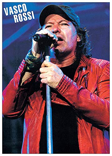 Height: 40 Cm Artopweb TW20385 Vasco Rossi Decorative Panel, Wood MDF, Multicolour, 30x40 Cm