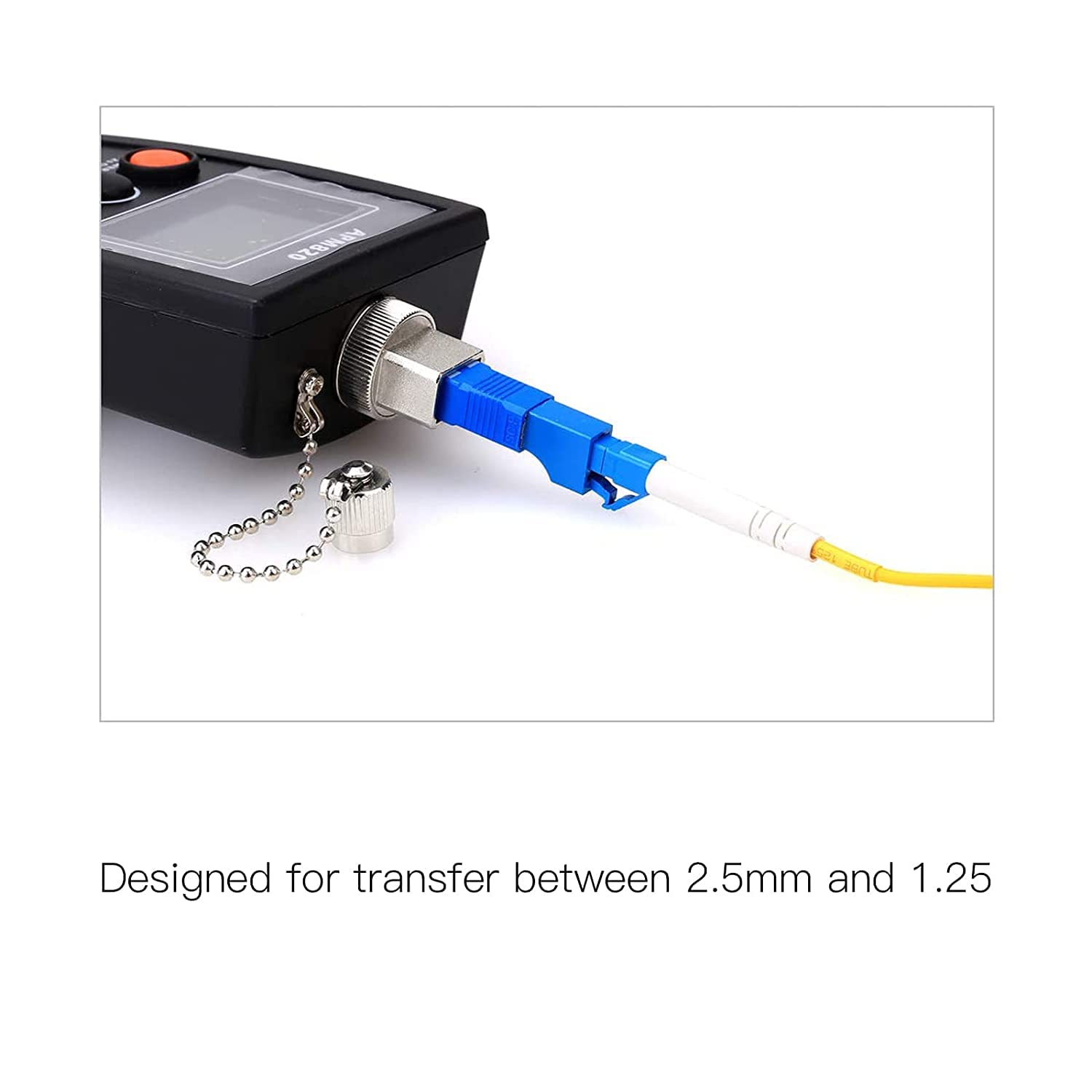 Lot de 20 adaptateurs monomode SC/UPC mâle vers LC/UPC femelle connecteur fibre optique FTTH adaptateur convertisseur pour localisateur visuel de défauts monomode 9/125um adaptateur optique pour VFL..