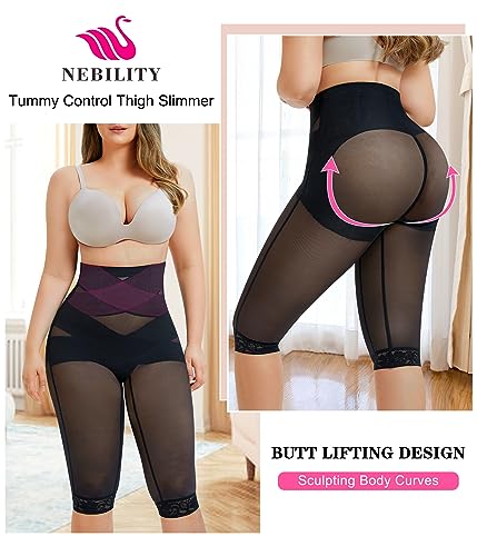 Nebility Body Shaper for Women Tummy Control Shapewear Leggings Seamless Butt Lifter Panties High Waist Trainer Thigh Slimmer2