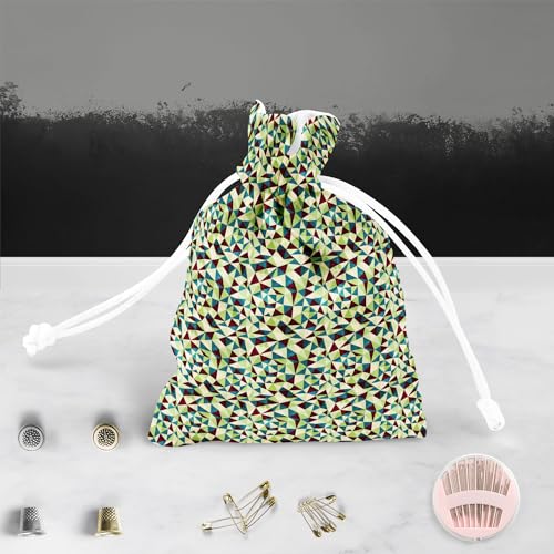 Image of ArtzFolio Grunge Triangle D4 | Pouch Wrist Potli Bag | Bag for Weddings & Casual Parties