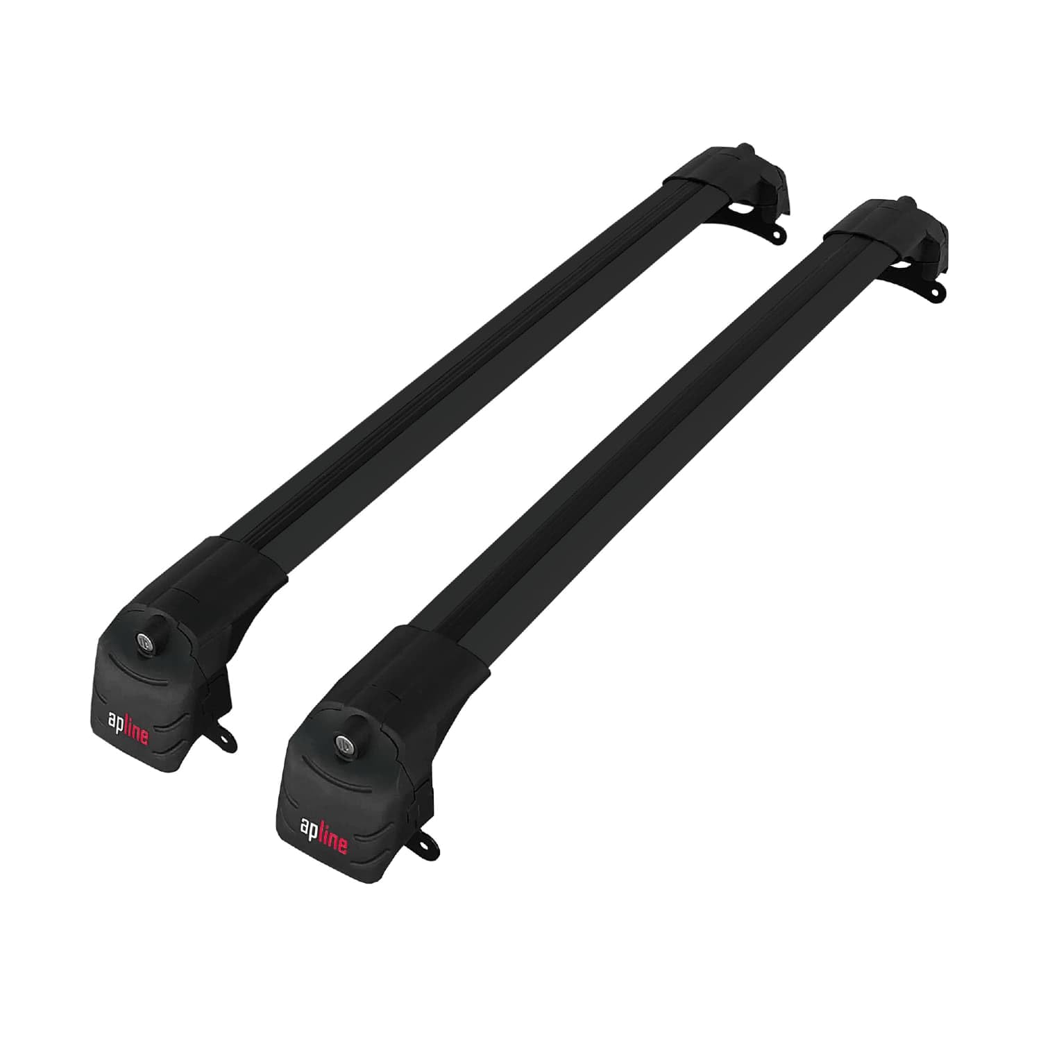 Compatibile con Jeep Compass (MP552) 2017-2025 Modello ACE-2 Barre Tetto Portapacchi Auto Barre Portatutto Nero Alluminio 2 Barre