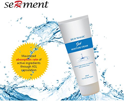 [Serment] Korean Cosmetics Serment Duomagic SE Moisture Cream 50ML, Anti-Aging and Skin Moisturizing with ASL(Advanced Super Liposome) capsulation Technology Facial Cream Korean moisturizer [SMC]