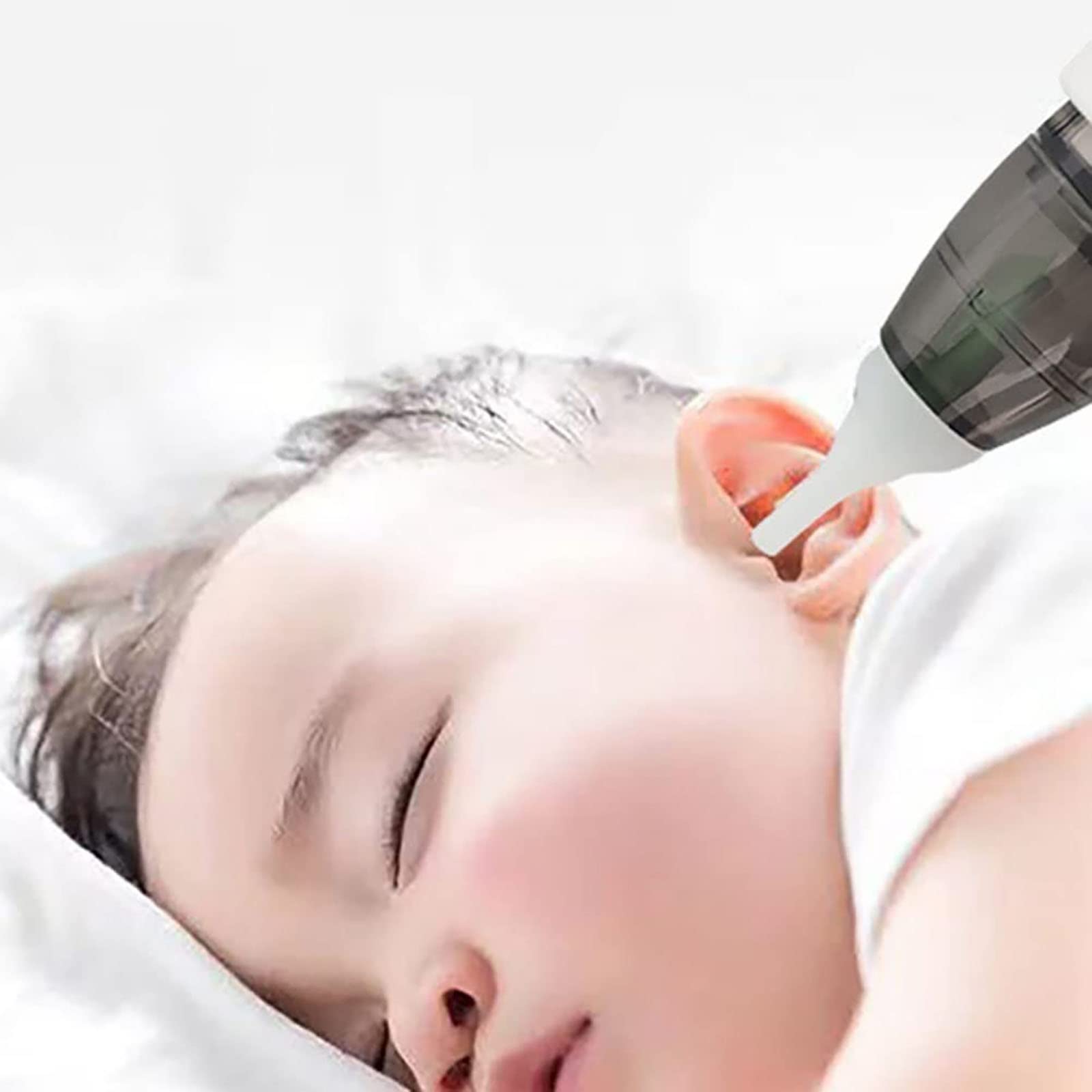 CEEBUS Aspirador Nasal para Bebé,1 Set Aspirador Nasal Eléctrico para Bebés Equipo Higiénico para la Limpieza y Aspiración de la Nariz