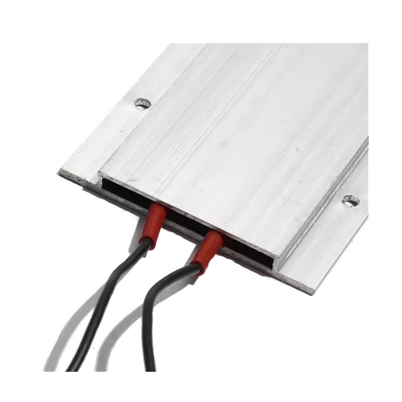 Placa calefactora de aluminio de 220V, 170x62x6MM, 60-150 grados, elemento calefactor de temperatura rectangular, Cable de repuesto de 10CM(100 Degree)