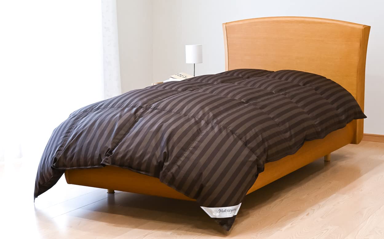 Amazon｜松山機業 羽毛布団 ちょうどいい中厚タイプ 合掛け HA-WD93