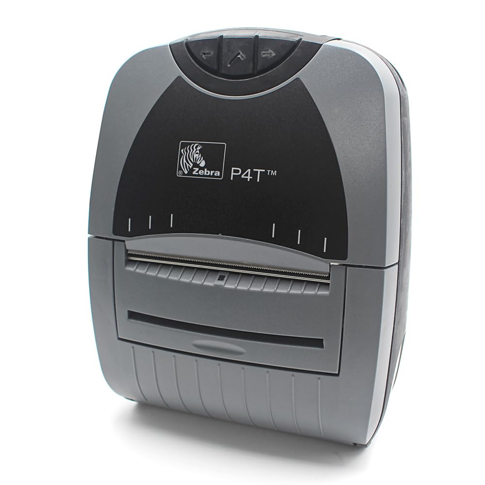 P4D-0U100000-00 Zebra P4T Mobile Thermal Transfer Printer Bluetooth WiFi Wireless Printer