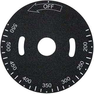 Exact FIT for Hobart 498037-0000A Temperature DIAL Plate, 200-550F - Replacement Part by MAVRIK
