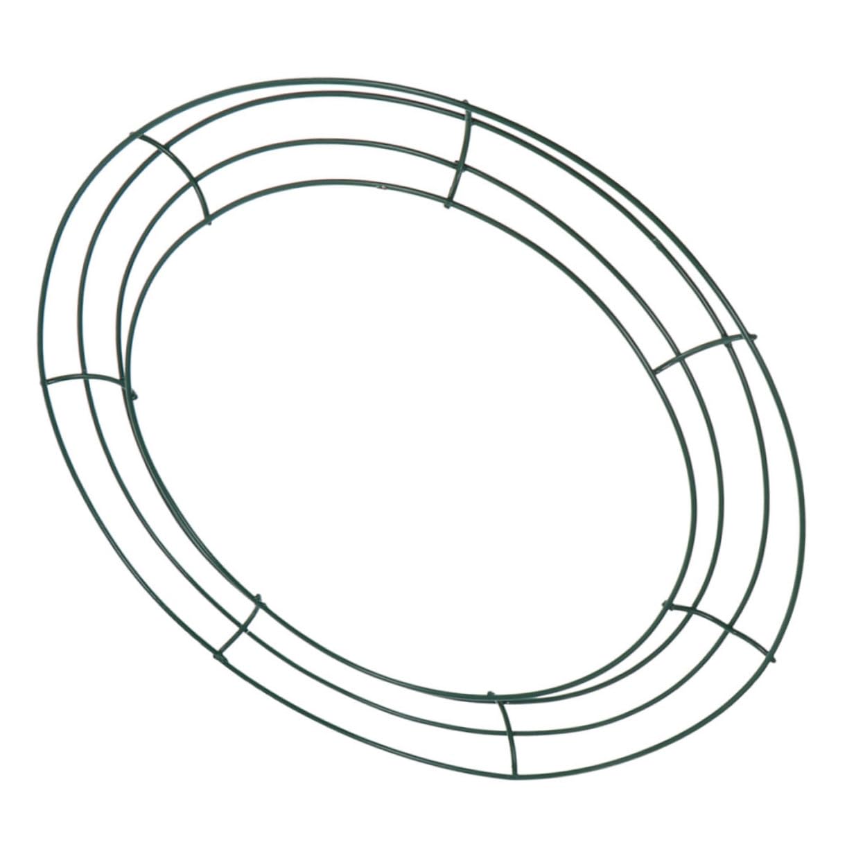 PRETYZOOM Wreath Frame Round Metal Wire Hoop for Flower Crafts Easter Decorations and Garden Decor Wreath Support Versatile for Home Party and Seasonal Celebrations