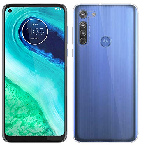 cofi1453® Silikon Hülle Basic kompatibel mit Motorola Moto G8 Power Hülle TPU Soft Handy Cover Schutz Transparent