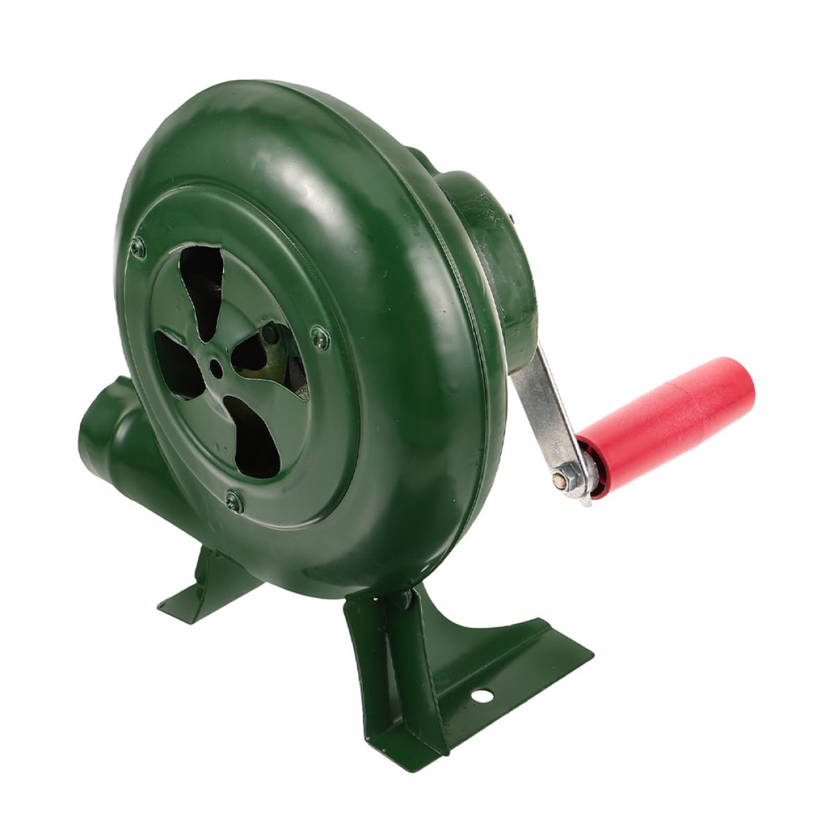 Gadpiparty Soffiatore Manuale Accende Rapidamente Carbone per in Ferro Verde per Barbecue e Campeggio, senza Soffiare