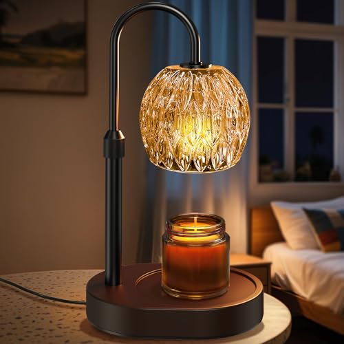 Lámpara de fusión de cera regulable para crear ambientes relajantes y decoración estética en casa