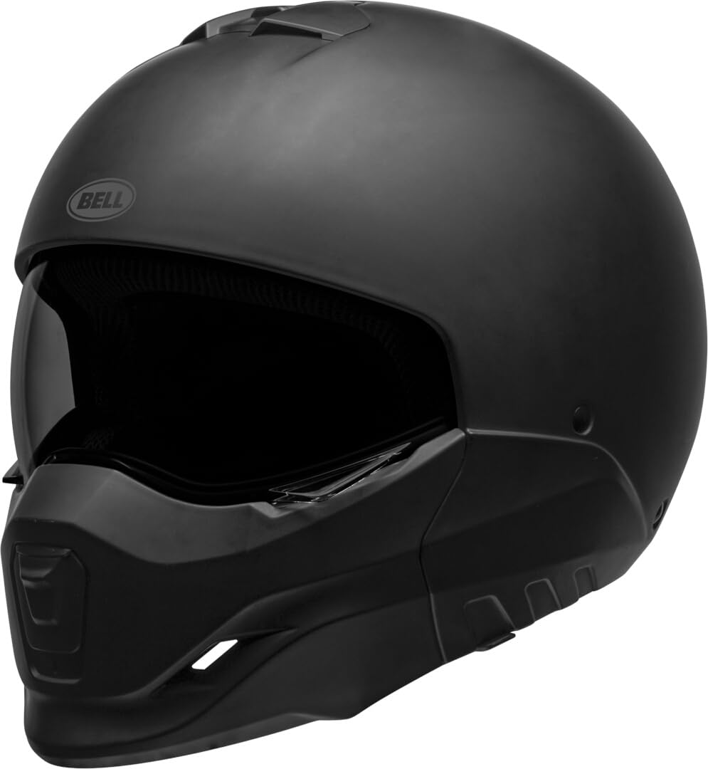 Bell - BROOZER SOLID ECE Helme - Erwachsene Unisex - Schutzausrüstung, Fahrradhelm, Straßenhelm, Straßen-Schutzhelm, Matt Schwarz, L