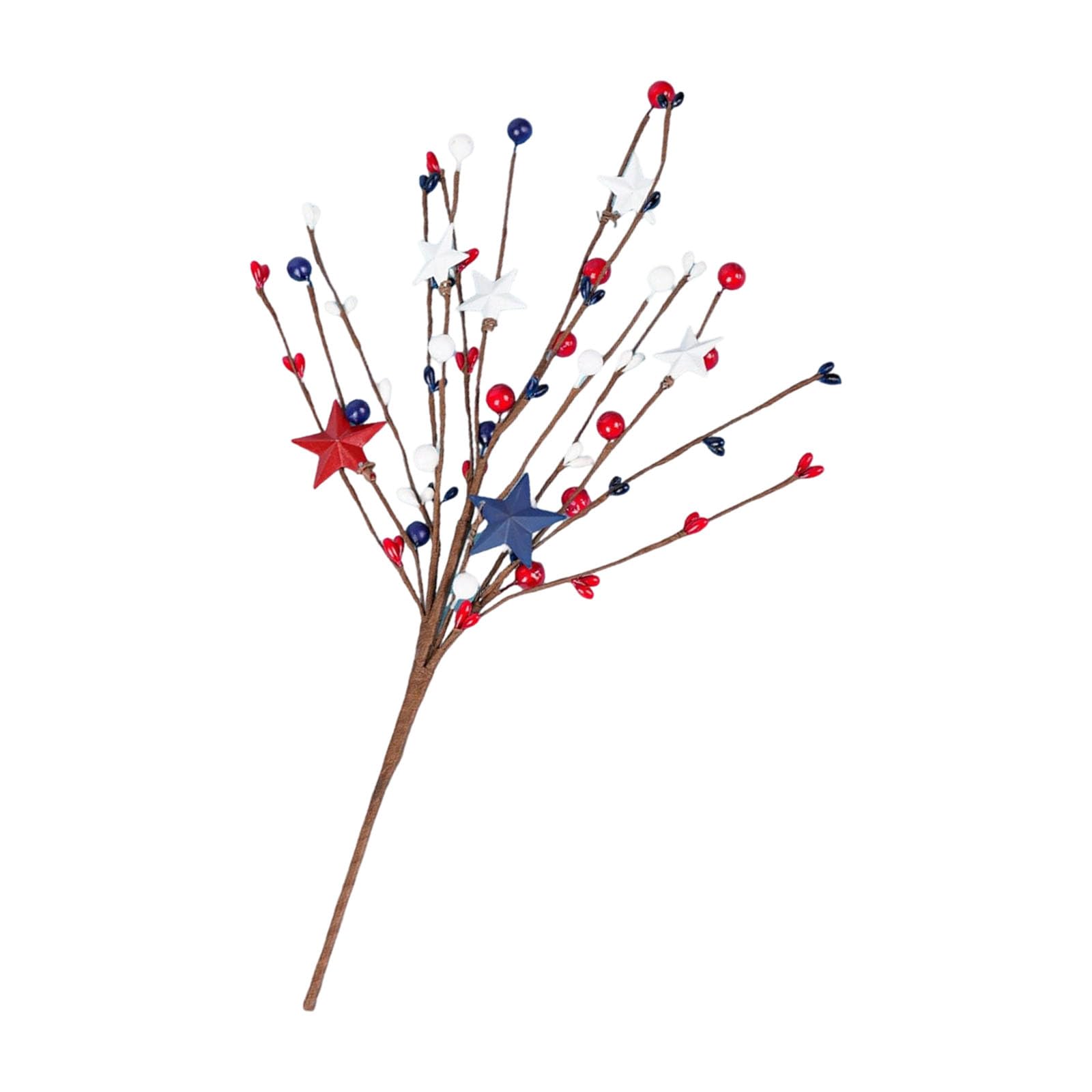 Xinsheinelry Realistic Faux Berries Stems Independence Day Decor Sturdy Party Supplies Realistic Berries Branch