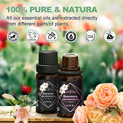 Essential Oils Set , 100% Pure & Natural Essential Oils Gift Set For Yoga, Massage, Diffuser, Diy, – Organic And Pure Oils 15 Pack (10Ml) #TOP3