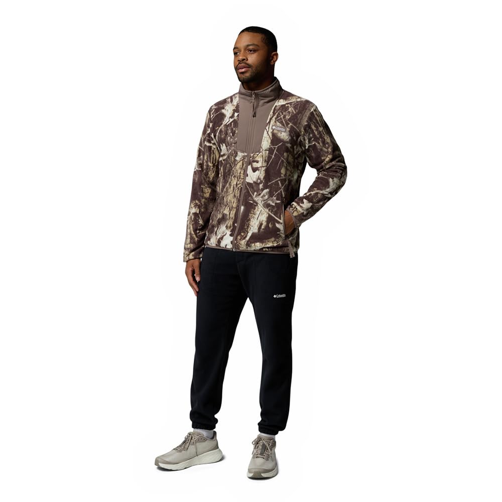 Columbia Sequoia Grove Printed Full Zip Chaqueta de forro polar con cremallera completa Hombre (Pack de 1)
