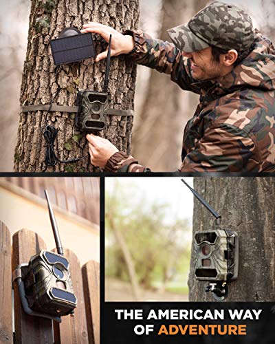 CREATIVE XP 3G Cellular Trail Cameras – Outdoor WiFi Full HD Wild Game Camera with Night Vision for Deer Hunting, Security - Wireless Waterproof and Motion Activated – 32GB SD Card + Sim Card (1-Pack) - Thumbnail 3