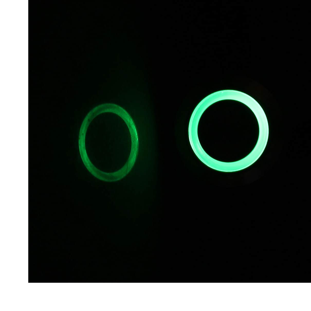 Aexit 24V 25mm Wall Switches Dia Green LED Angle Eyes Momentary Metal Switches Pushbutton Switch