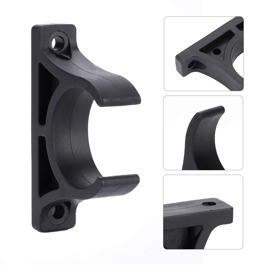 1Pair Kayak Oar Clips, Plastic Inflatable Boat Paddle Holder Clip Keeper Kayaks Canoes Rowing Boats Leatherhanger,L