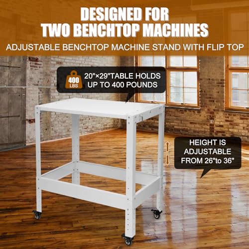 20x29 Flip Top Benchtop Machine Table