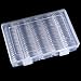 100 Counting Plastic Coin Capsules Round Coin Holder Case with Storage Organizer Box and EVA Gasket for Coin Collection Supplies, 30 MM by Shxstore