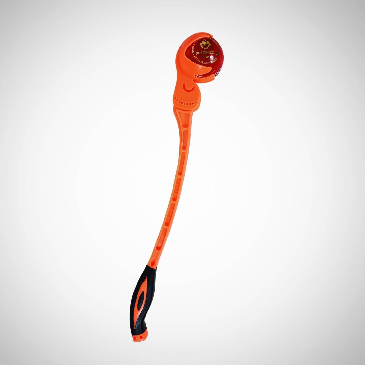 Sujata Sports Cricket Sidearm Plastic Ball Thrower Adjustable Orange | Fast Bowling Training Tool | Leather Cricket Ball Thrower for Practice Matches Nets Coaching Use 1