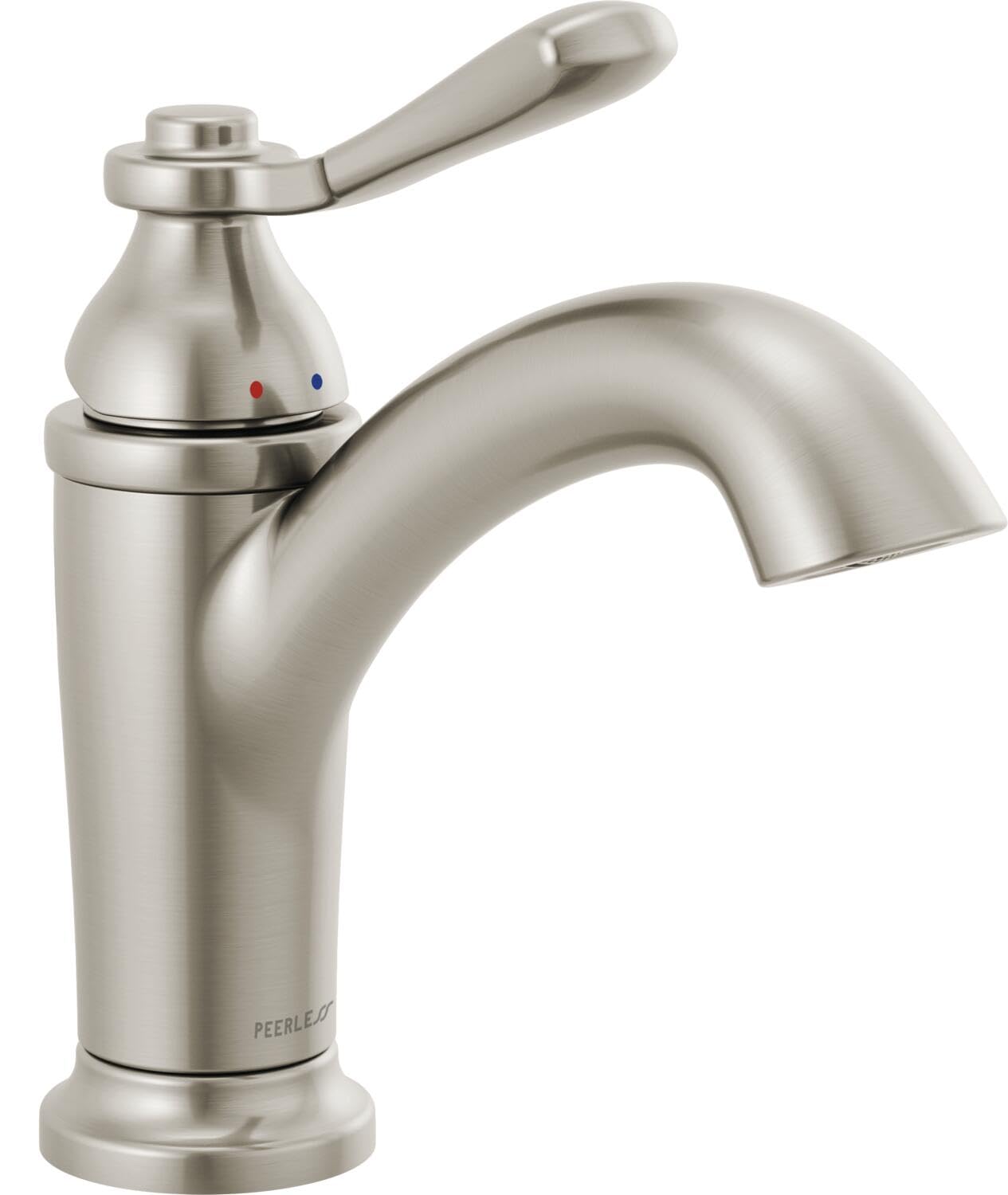 Robinet de baignoire Peerless Elmhurst mitigeur monotrou salle de bain nickel brossé