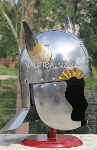 NauticalMart Viking Horn Warrior Helmet Medieval Helmet Costume