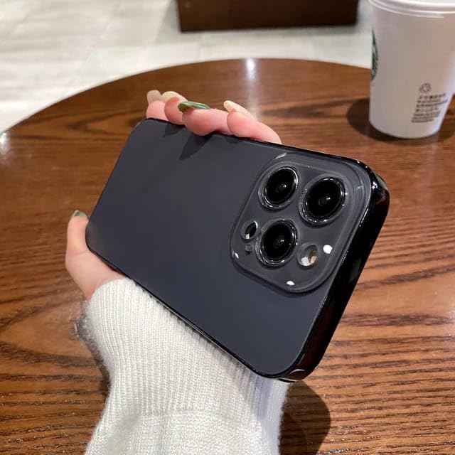 Erams Online Back Cover for iPhone 15 Pro Max Case Soft Matte PC Glass Protective Camera Lens Plating TPU Cover for iPhone 15 Pro Max (Black) (B0D8QLP8BV) Amazon Price History, Amazon Price Tracker