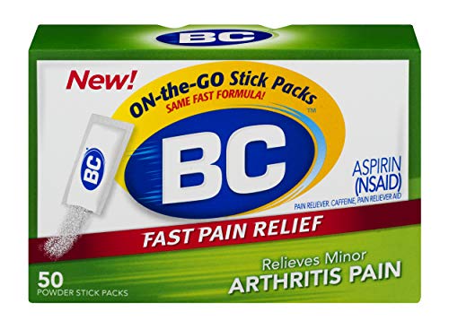 BC Powder | Fast Pain Relief | Arthritis | Aspirin (NSAID) & Caffeine