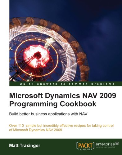Télécharger Microsoft Dynamics NAV 2009 Programming Cookbook (English Edition) livre En ligne