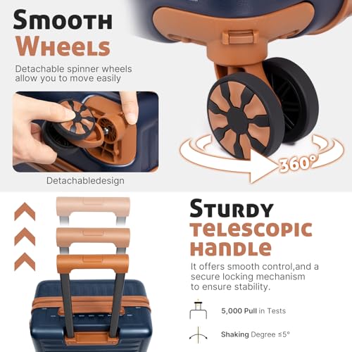 KUNEL 5-Piece ABS Spinner Set