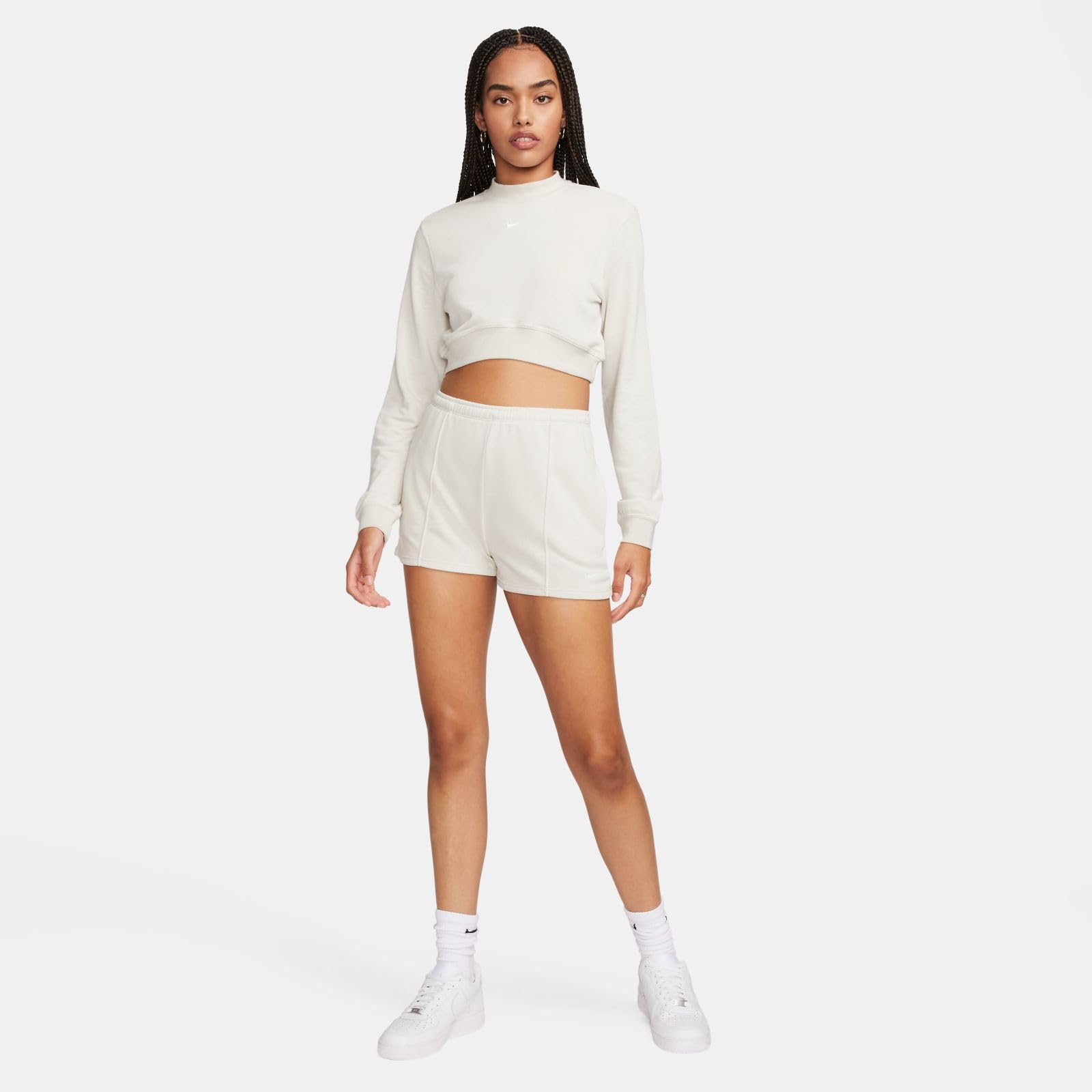 NIKE Bluza sportowa Kobiety Damen Sportswear Chll Ft Crp Crew