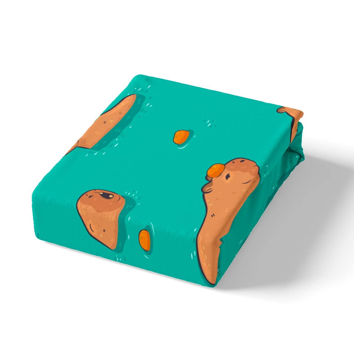 Set Di Biancheria Da Letto Per Bambini Capybara Per Letto Singolo