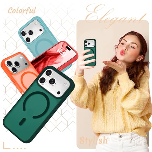 for iPhone 18 Pro Case/iPhone 17 Pro Case, Magnetic Cover, Dark Green by YENAPOON - Used condition - Image 7