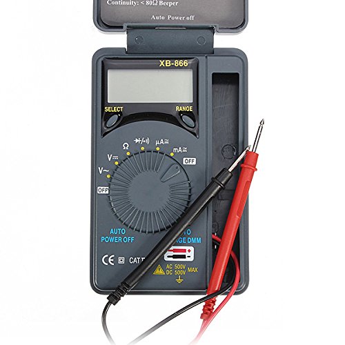 XB866 LCD Mini Auto Range AC/DC Pocket Digital Multimeter