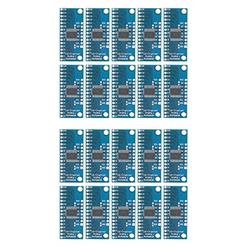 Ruitutedianzi 20Pcs 16CH Analogue Multiplexer Module 74HC4067 CD74HC4067 Precise Module Digital Multiplexer MUX Breakout Board