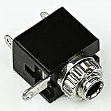 CESS 2.5mm Female Mono TS Socket with Switch PCB Panel Mount (4 Pack)