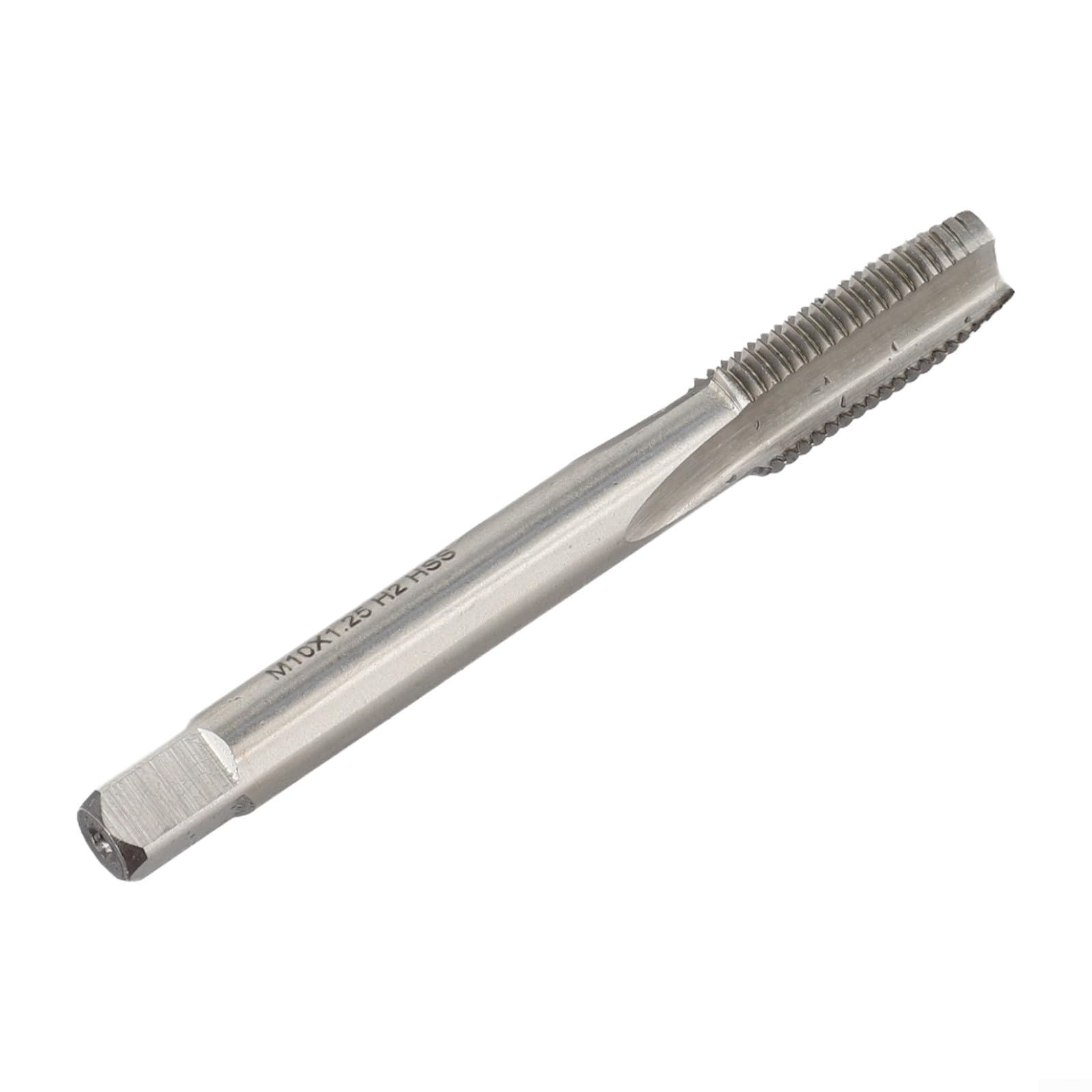 Maschio sinistro, HSS 10 mm x 1,25 filettatura metrica M10 inverso passo 1,25 mm per applicazioni speciali di lavorazione di filettature e officine