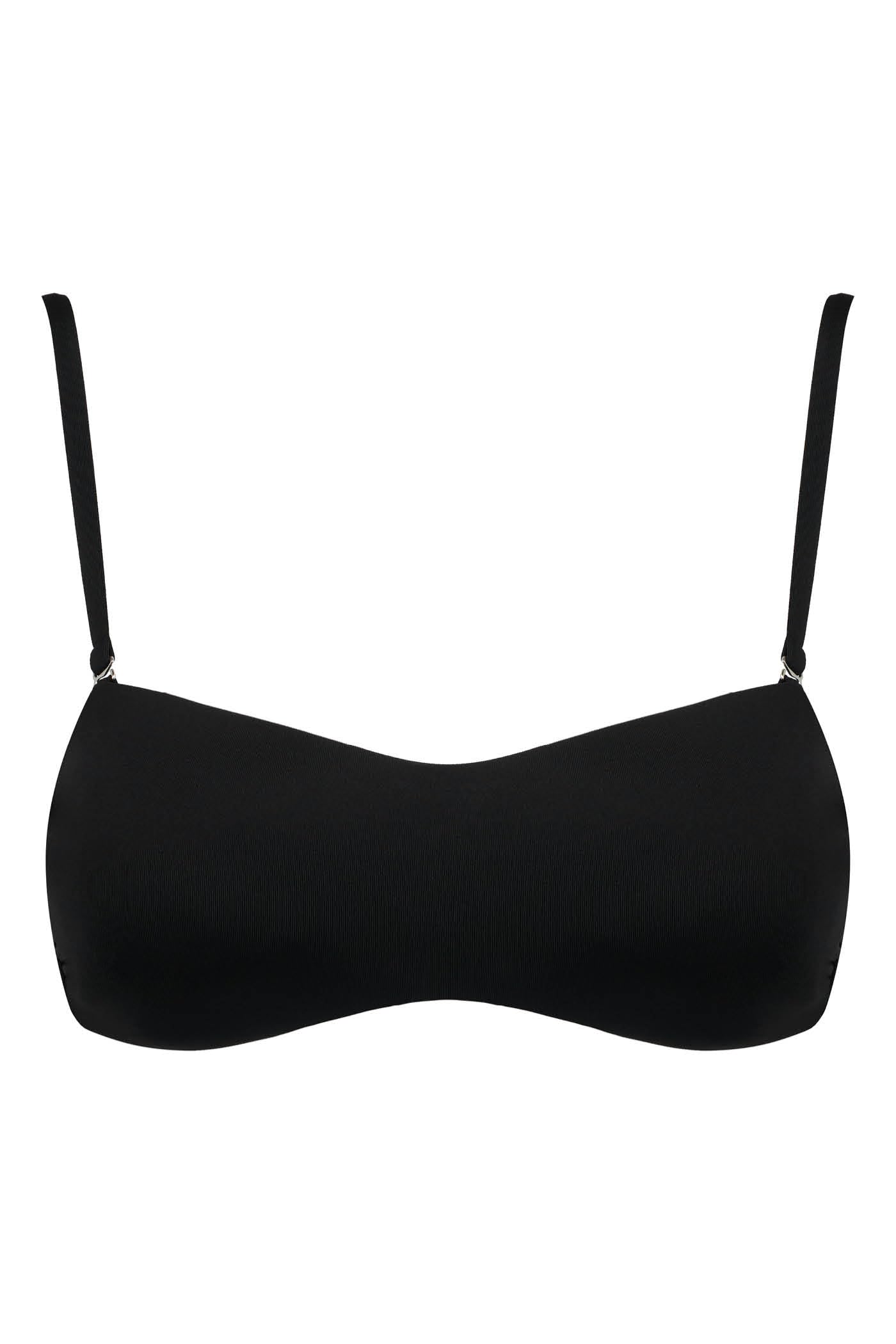 Goldenpoint Donna Costume da Bagno Tinta Unita - Parte Alta del Bikini - Fascia con Ferretto Costume Tinta Unita