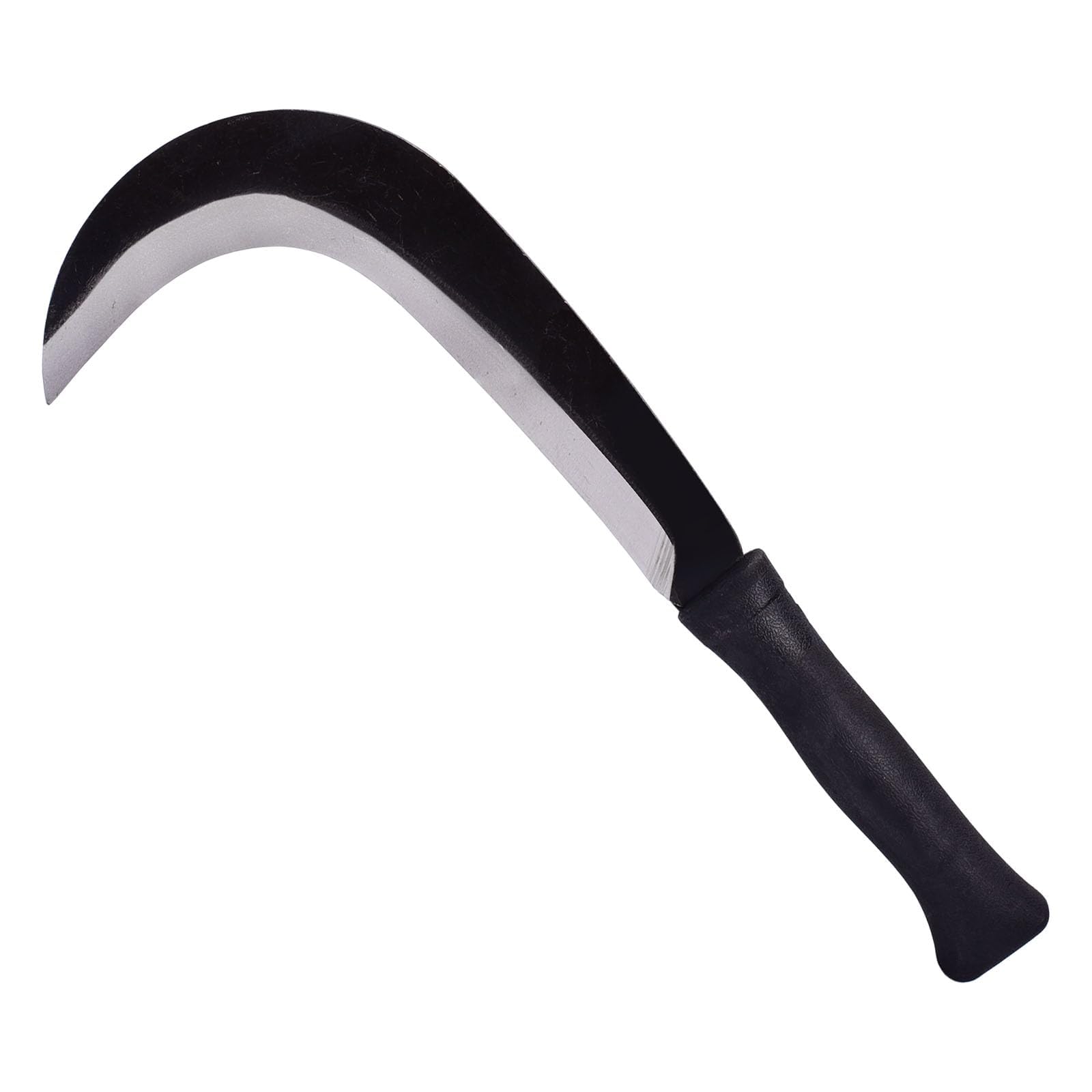 Sickle, Machete,Clearing Sickle,Weed Removal&Grass Clearing,Magnetic Long Handle,Compact&Portable Gardening&Farming,Soft Rubber Handle…
