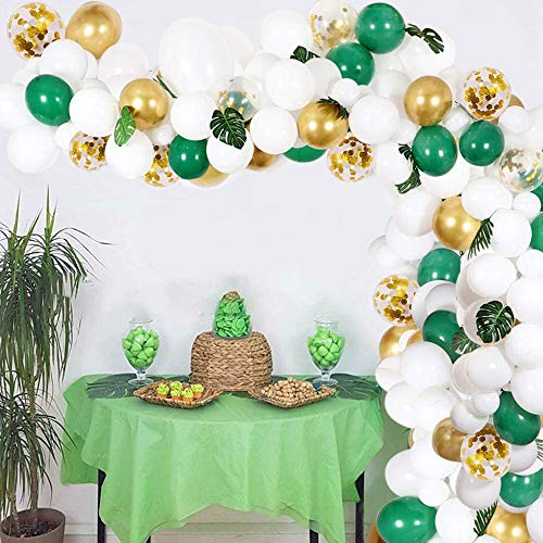 Kit de arco de guirnalda de globos, SPECOOL Decoraciones para fiestas temáticas Safari Jungle, Suministros de fiesta de decoraciones de cumpleaños para niños, Globos de látex para Baby Shower
