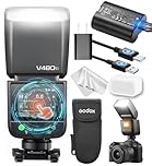 Godox V480 C Camera Flash Speedlite, V480C Touch Screen GODOX Flash, GN50 HSS 1/8000s Sync,Compatible with Canon EOS R RP R5 R6 R5 Mark II 90D R6 Mark II 750D 5D Mark IV M50 M3 6D Mark II