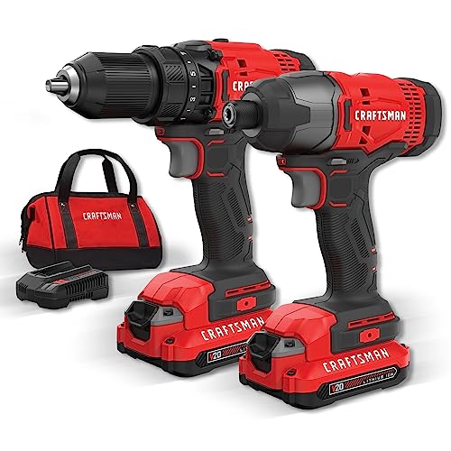 Craftsman CMCK200C2 V20 Max Cordless Drill And Impact Driver thumb #1
