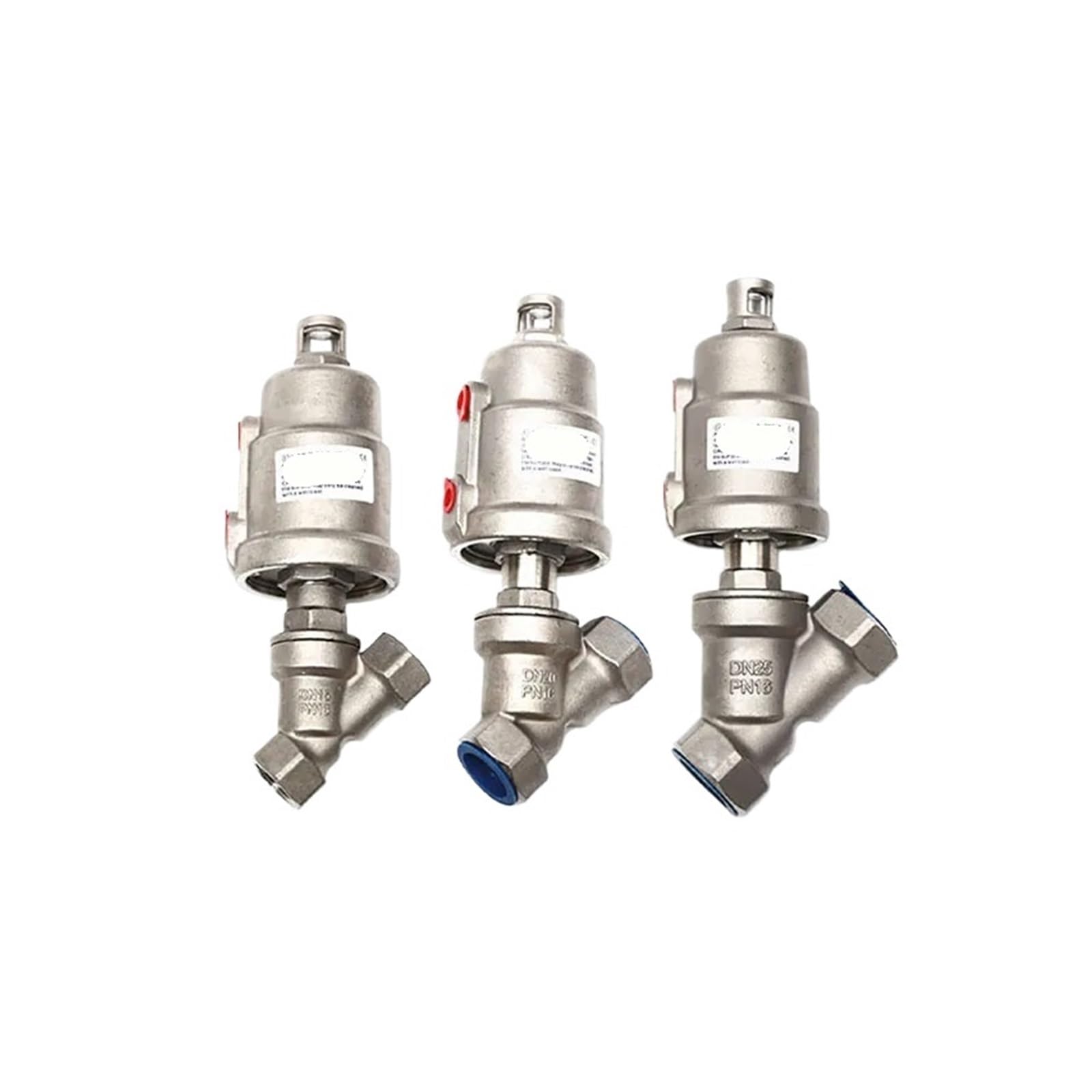 Soupape pneumatique vapeur inox pour automatiser circuit thermique industriel 1 12