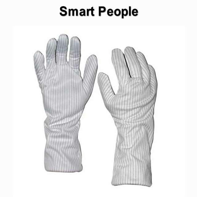 Image of ESD Jacket, Certified Level 3 Protective Lightweight Workwear & High Shielding Anti-Static Lab Coat, Full Sleeve,Knit Cuff ESD Smock, Light Blue - 5X-Large (JKCS 8809LB)
