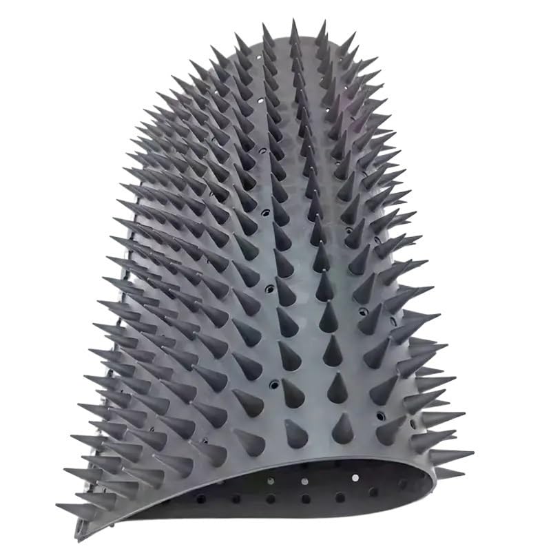 42 * 33cm Comfort Grip Itch Relief Brush Comfort Grip Horse & Livestock Brush - Soft Rubber Bristles for Itch Relief, Ideal for Horses, Cows, and Sheep, 42 * 33cm, Plastic