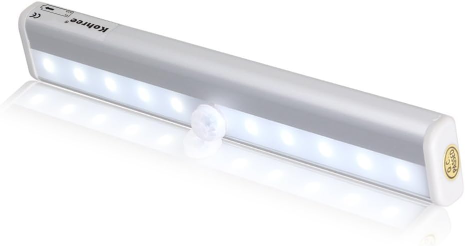 Led Sensor USB Rechargeable Wireless Motion Sensing Infrared Human Body LED Tube Light Bar for Dressing Table Warm White Lamp