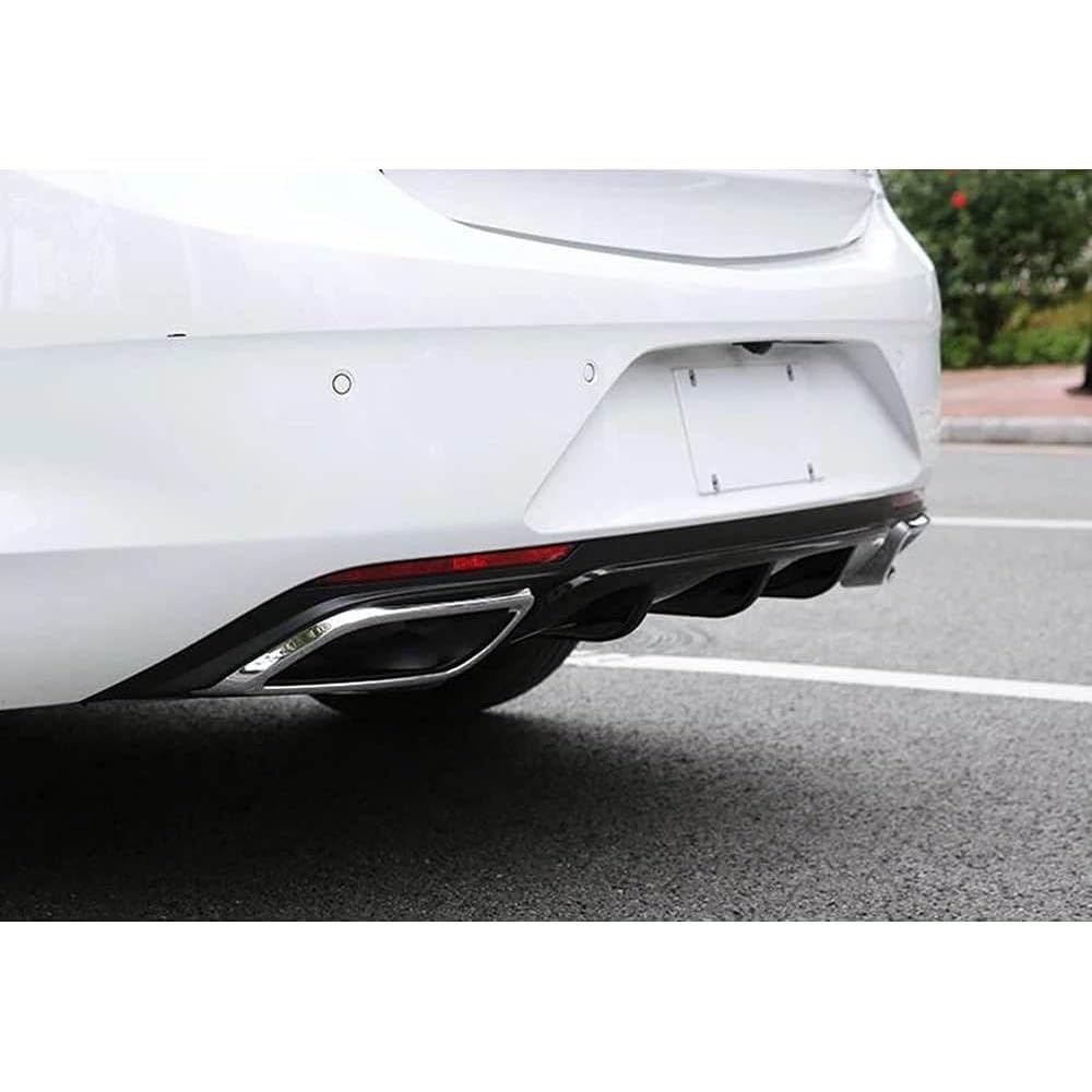 ABS tylny zderzak samochodowy dyfuzor Spoiler Splitter dla Opel Insignia 2017 2018 2019 akcesoria do modyfikacji zewnętrznych,Black
