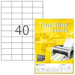 TopStick 8698 Universal Etiketten, 4000 Stück